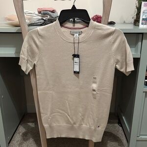 Tommy Hilfiger Women’s Beige Crewneck Sweater